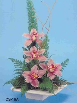  Bursa kaliteli taze ve ucuz iekler  vazoda 4 adet orkide 