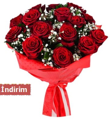 12 Adet kırmızı aşk gülleri  Bursa güvenli kaliteli hızlı çiçek 