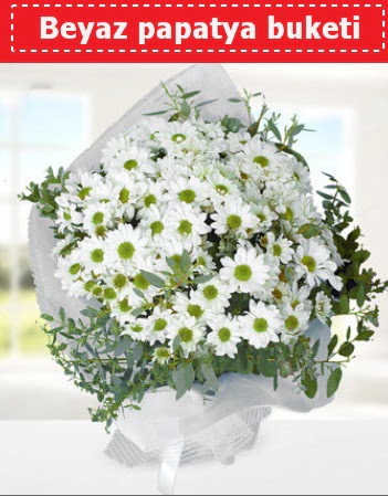 Beyaz Papatya Buketi  Bursa çiçek siparişi sitesi 
