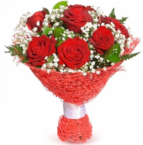7 adet kırmızı gül buketi  Bursa çiçek gönderme 