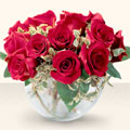  Bursa internetten çiçek siparişi  mika yada cam içerisinde 10 gül - sevenler için ideal seçim -