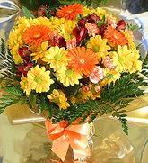  Bursa çiçek yolla , çiçek gönder , çiçekçi   karma büyük ve gösterisli mevsim demeti 