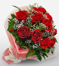 12 adet kırmızı güllerden kaliteli gül  Bursa çiçek satışı 
