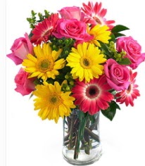 Vazoda Karışık mevsim çiçeği  Bursa İnternetten çiçek siparişi 